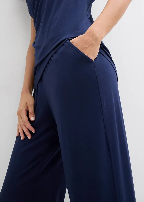 Shirt und Hose (2-tlg.Set)  aus Viskose-Mix, bonprix