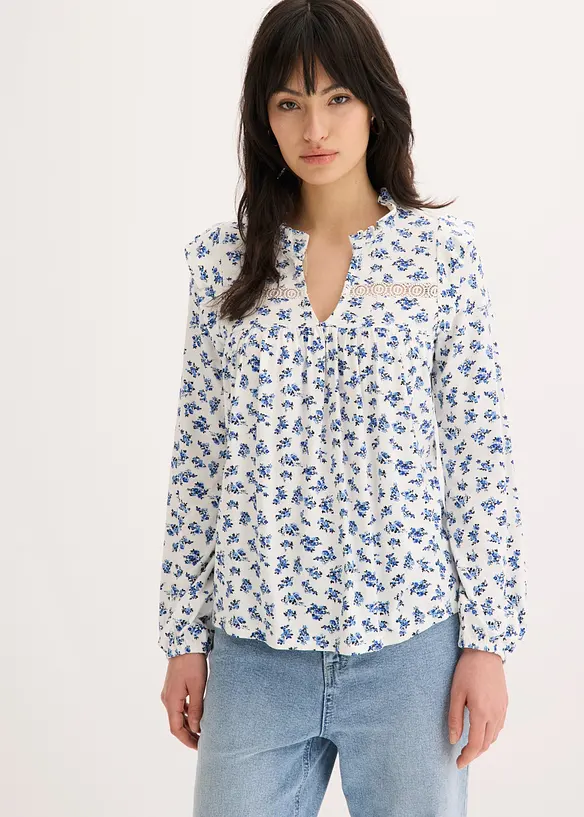 Langarmshirt aus Viskose-Mix, bonprix