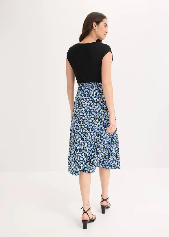 Midi-Jerseykleid aus Viskose-Mix, bonprix