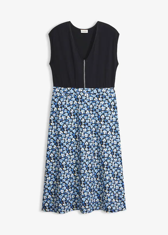 Midi-Jerseykleid aus Viskose-Mix, bonprix