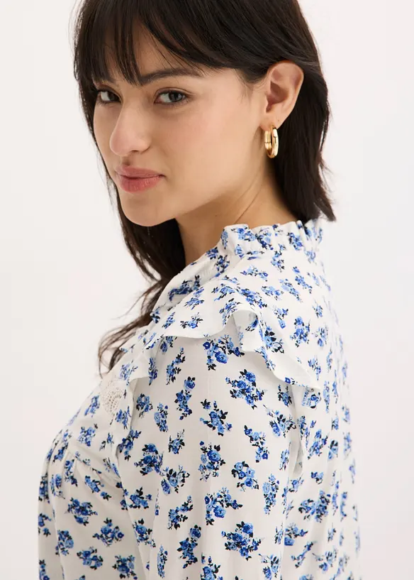 Langarmshirt aus Viskose-Mix, bonprix