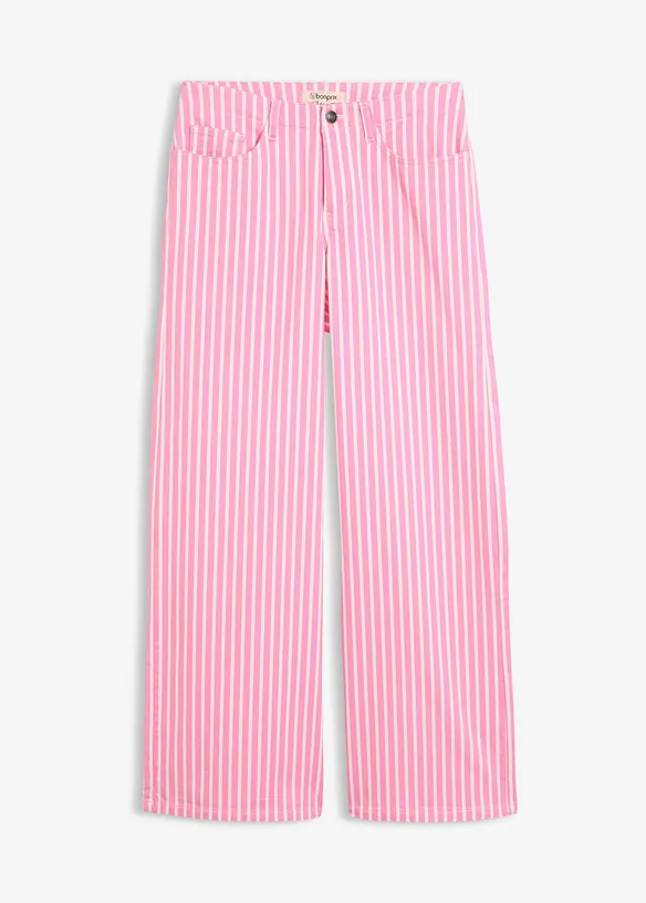 Pantalon en twill de coton extensible, bonprix