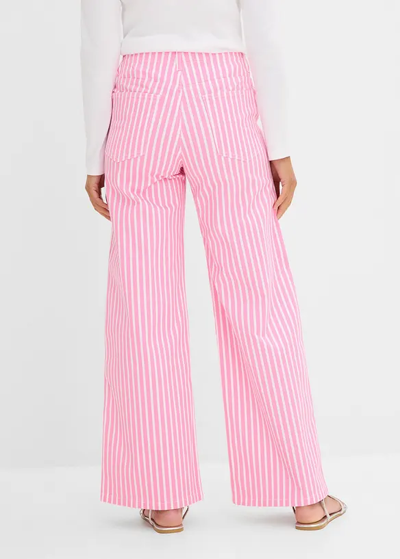 Pantalon en twill de coton extensible, bonprix