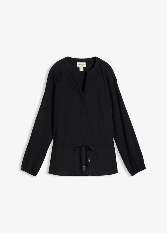 Blouse &agrave; effet froiss&eacute;, bonprix