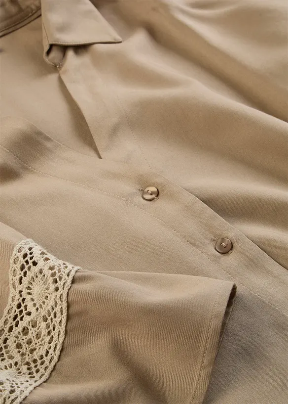 Bluse aus flie&szlig;ender Viskose, bonprix