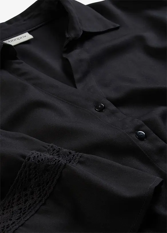 Bluse aus flie&szlig;ender Viskose, bonprix