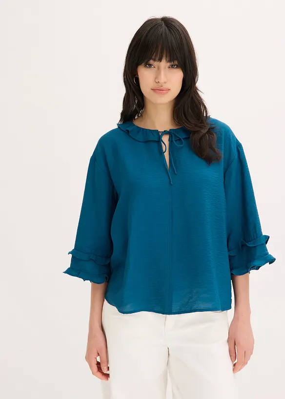Boheme Bluse aus feinem Viskose-Mix, bonprix
