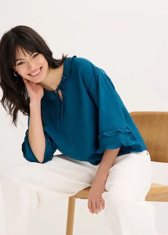 Boheme Bluse aus feinem Viskose-Mix, bonprix