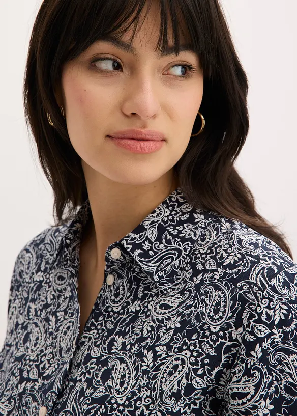 Bluse aus feinem Viskose-Mix, bonprix