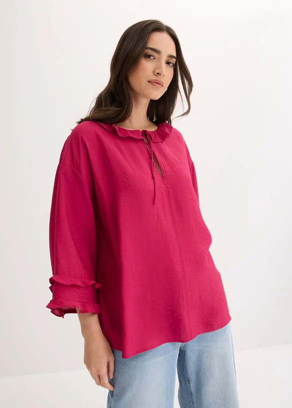 Boheme Bluse aus feinem Viskose-Mix, bonprix