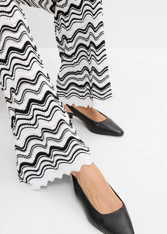 Pantalon en maille, bonprix