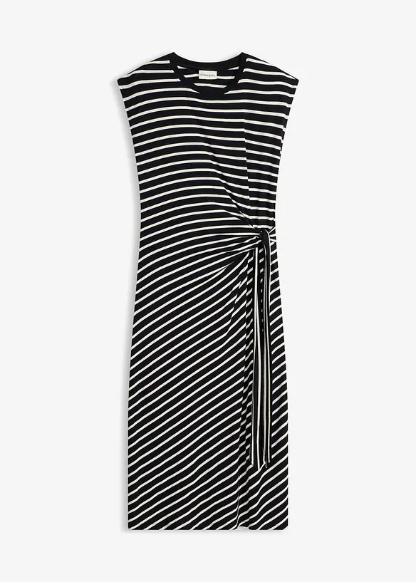 Jerseykleid mit Drapierung, bonprix