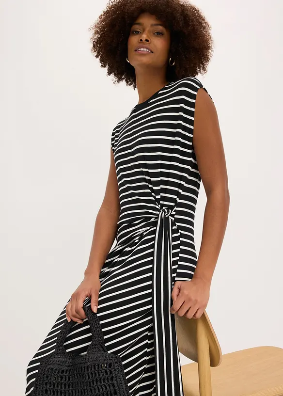 Jerseykleid mit Drapierung, bonprix