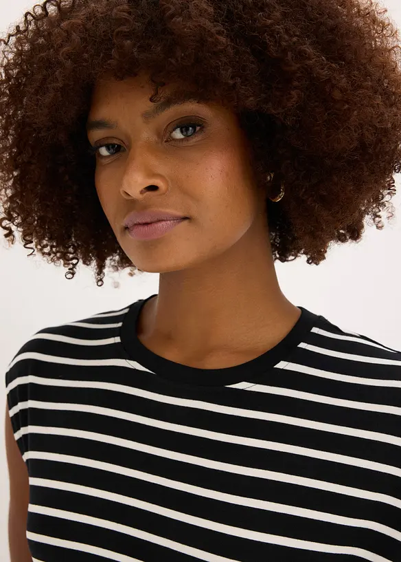 Jerseykleid mit Drapierung, bonprix