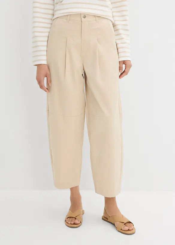 Pantalon ballon large et l&eacute;ger, bonprix