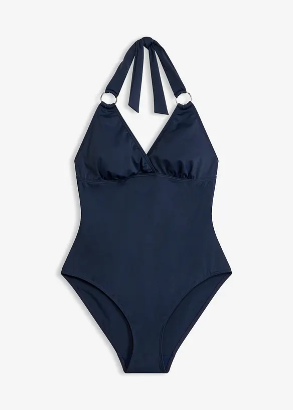 Neckholder Badeanzug mit Ringdetail, bonprix