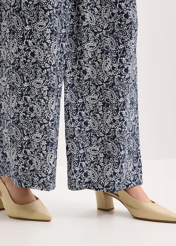 Schlupfhose aus feinem Viskose-Mix, bonprix