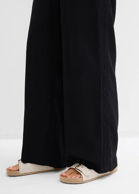 Lockere Hose aus flie&szlig;ender Viskose, bonprix