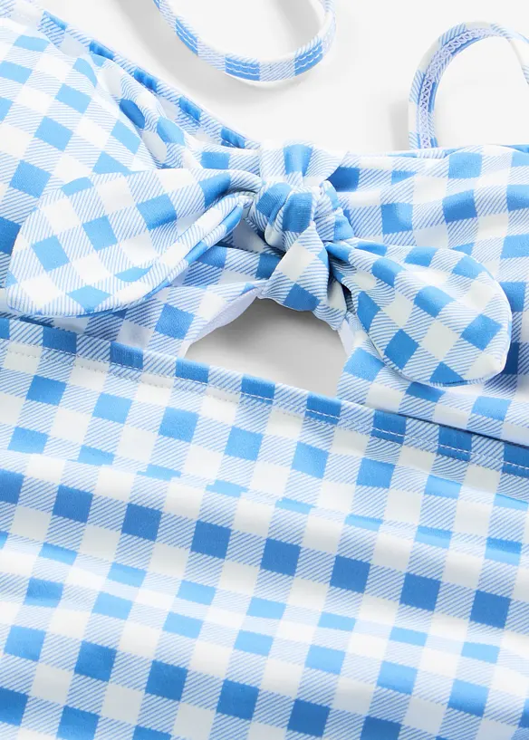 Bandeau-Badeanzug mit kleiner Schleife, bonprix