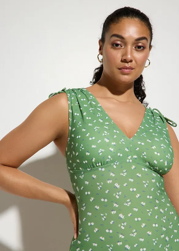 Light Shape-Badeanzug mit breiten Tr&auml;gern, bonprix