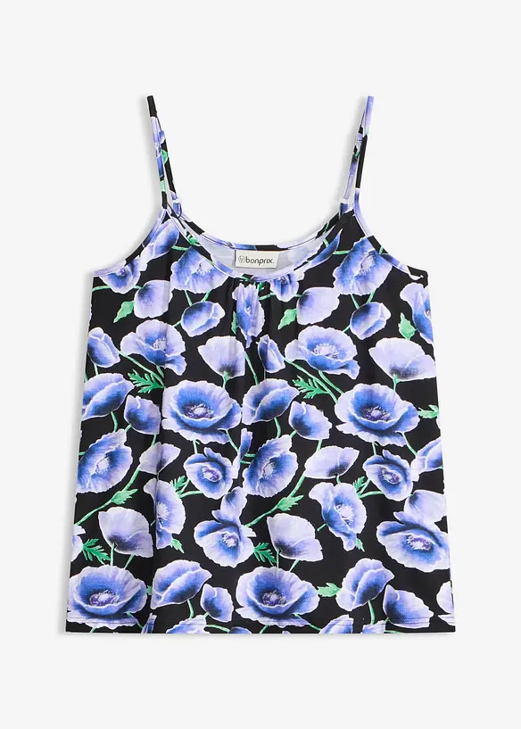 Spaghettitr&auml;ger-Top aus softem Viskose-Mix, bonprix