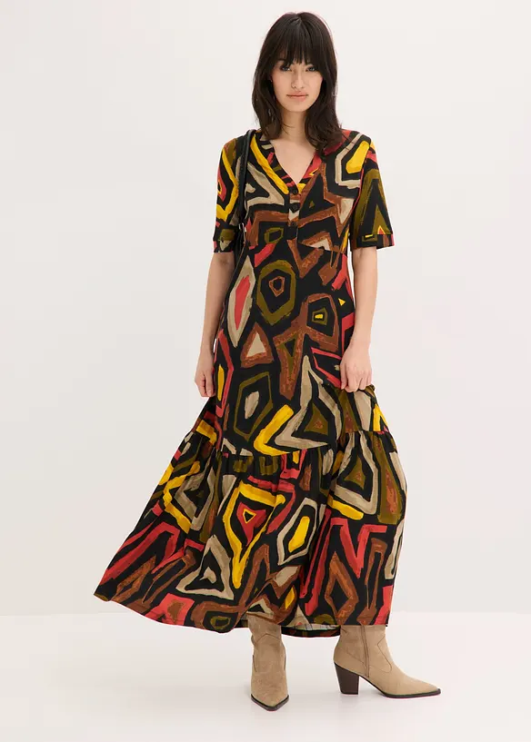 Maxikleid aus softem Viskose-Mix, bonprix