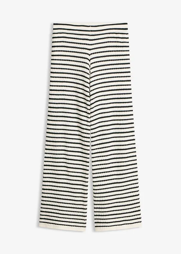 Strickhose aus luftigem Leinen-Mix, bonprix