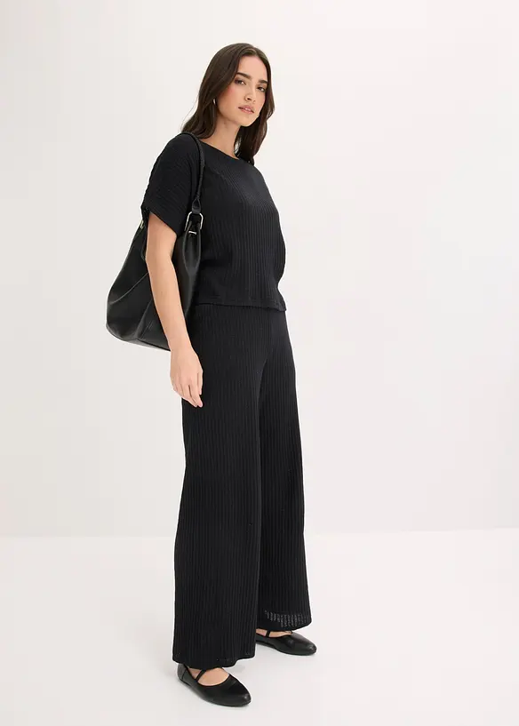 T-shirt l&eacute;ger en maille, bonprix