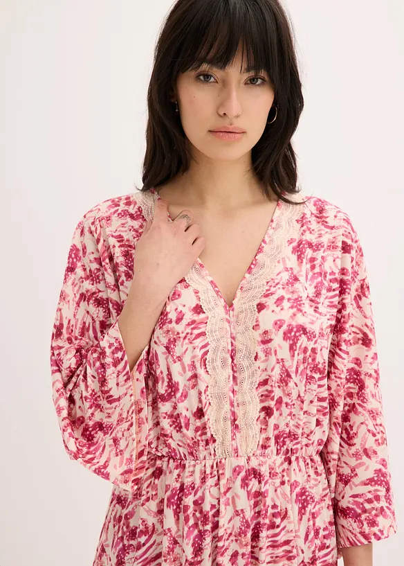 Jerseykleid mit Spitze, bonprix