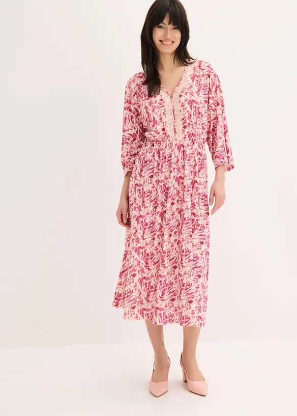 Jerseykleid mit Spitze, bonprix