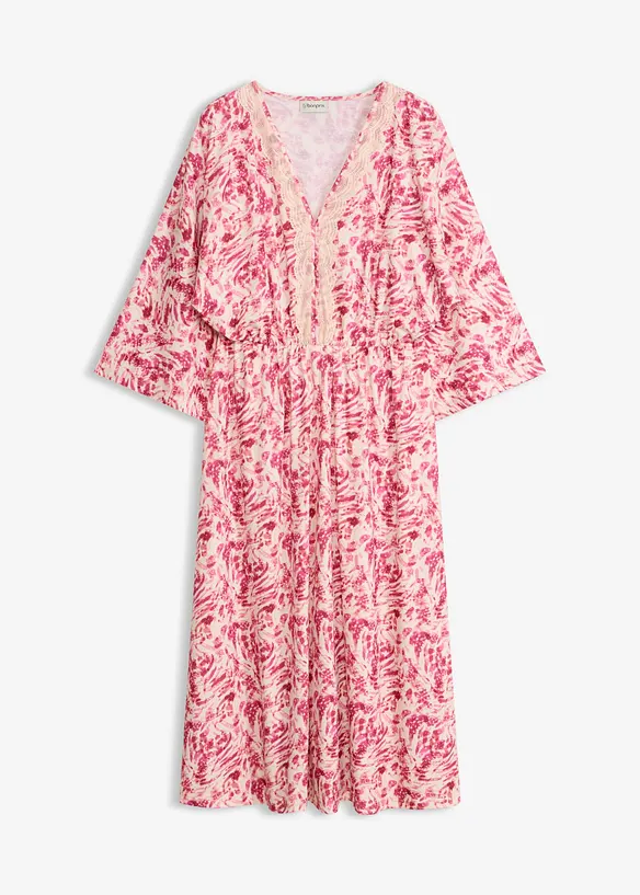 Jerseykleid mit Spitze, bonprix