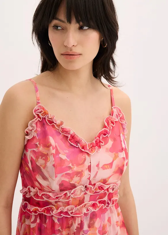 Tr&auml;gerkleid aus softem Mesh, bonprix