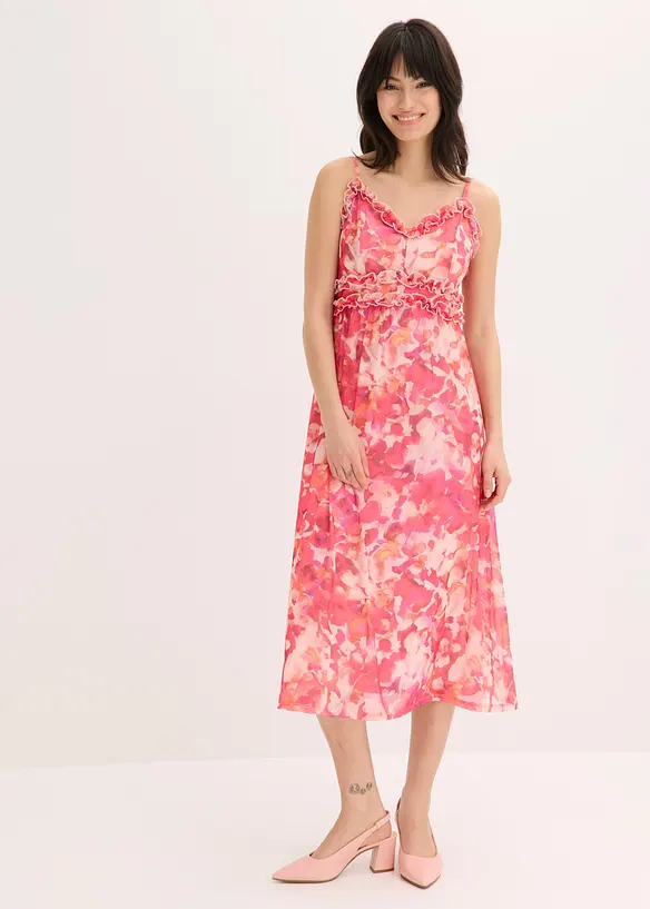 Tr&auml;gerkleid aus softem Mesh, bonprix