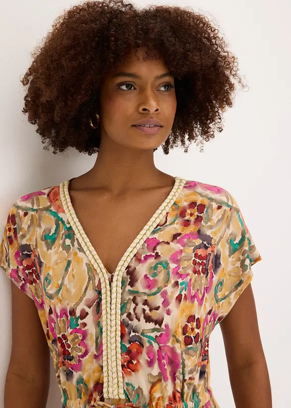 Jerseykleid aus softem Vikose-Mix, bonprix