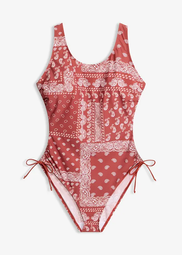Light Shape-Badeanzug mit Bindeb&auml;ndern, bonprix