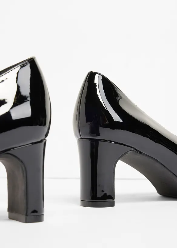 Escarpins aspect verni, bonprix