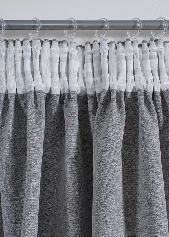 Verdunkelungsvorhang mit innenliegender Beschichtung (1er Pack), bonprix