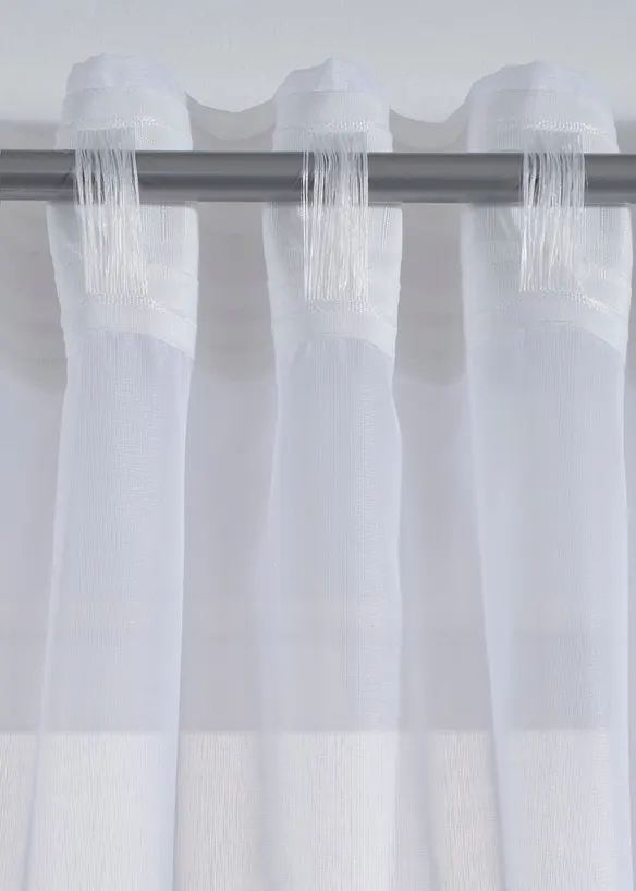 Voilage textur&eacute; en diverses tailles (1&nbsp;pce), bonprix