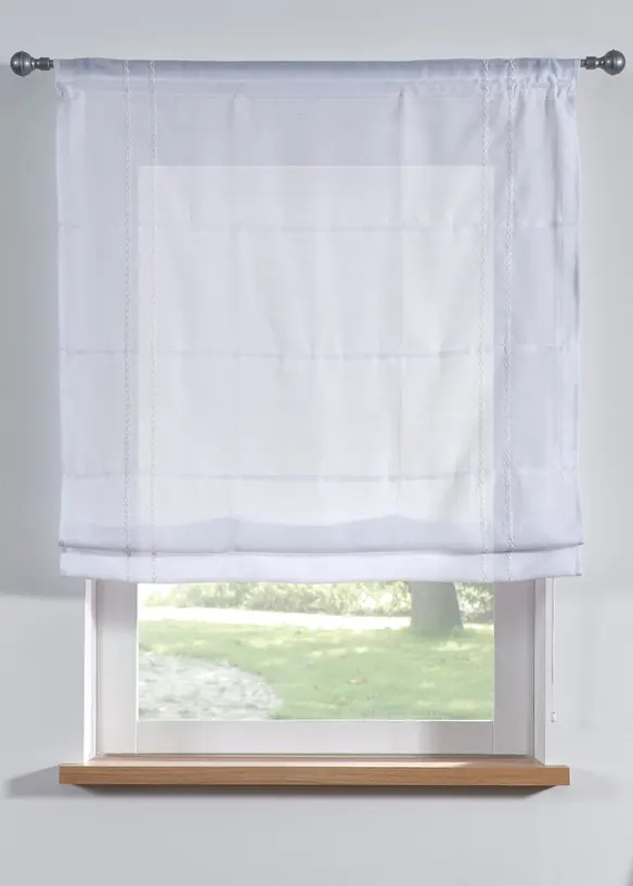 Store pliss&eacute; brod&eacute;, dans diverses tailles, bonprix