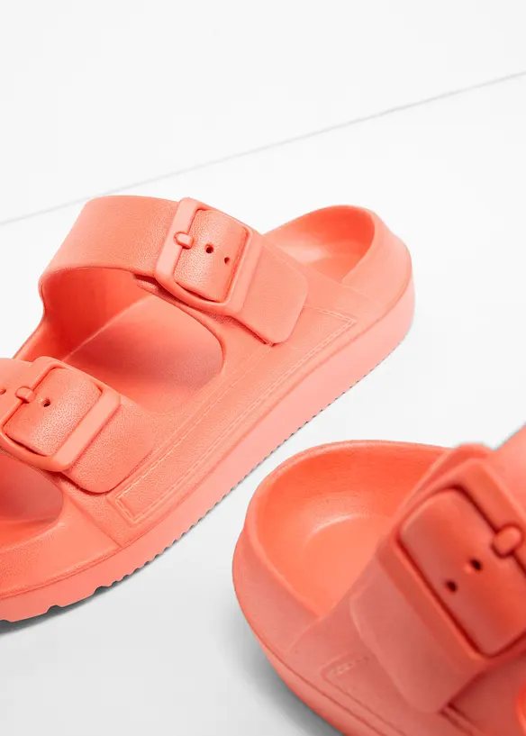 Pantoletten aus wasserabweisendem Material, bonprix