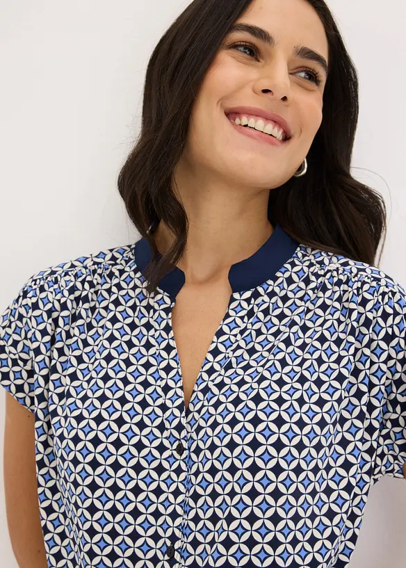 Blouse imprim&eacute;e, bonprix
