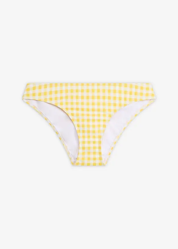 Bikinihose im kariertem Design, bonprix