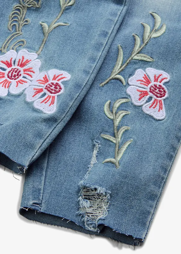 Skinny-Jeans Low Waist, cropped, bonprix