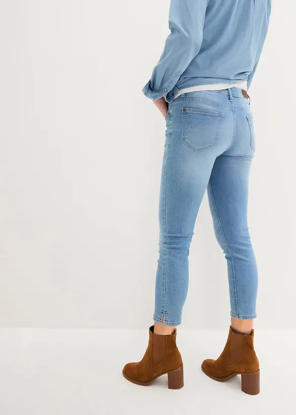 7/8-Jeans mit Schlitz Stretch, bonprix