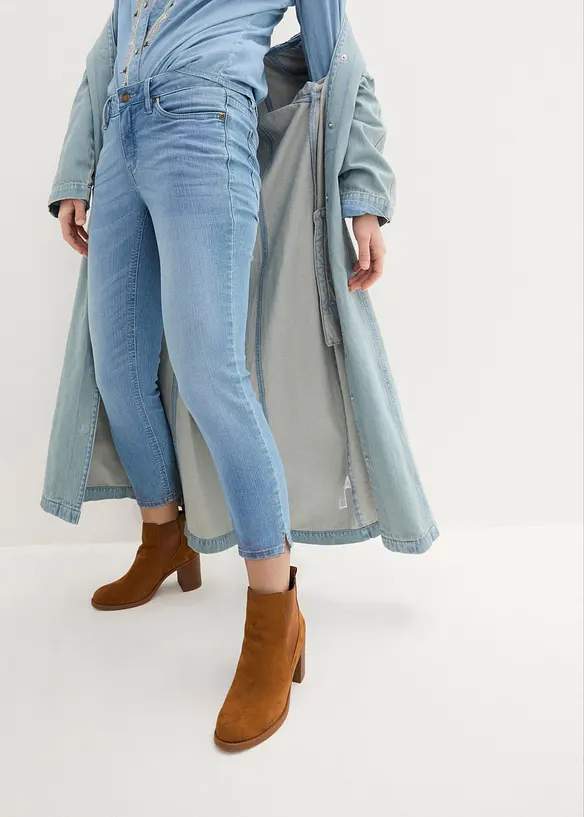 7/8-Jeans mit Schlitz Stretch, bonprix