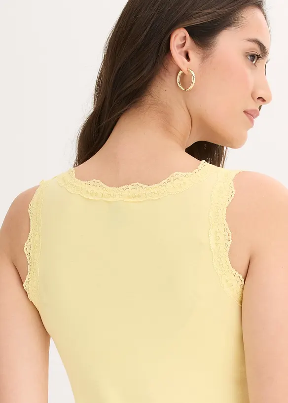 Tops &agrave; dentelle, bonprix