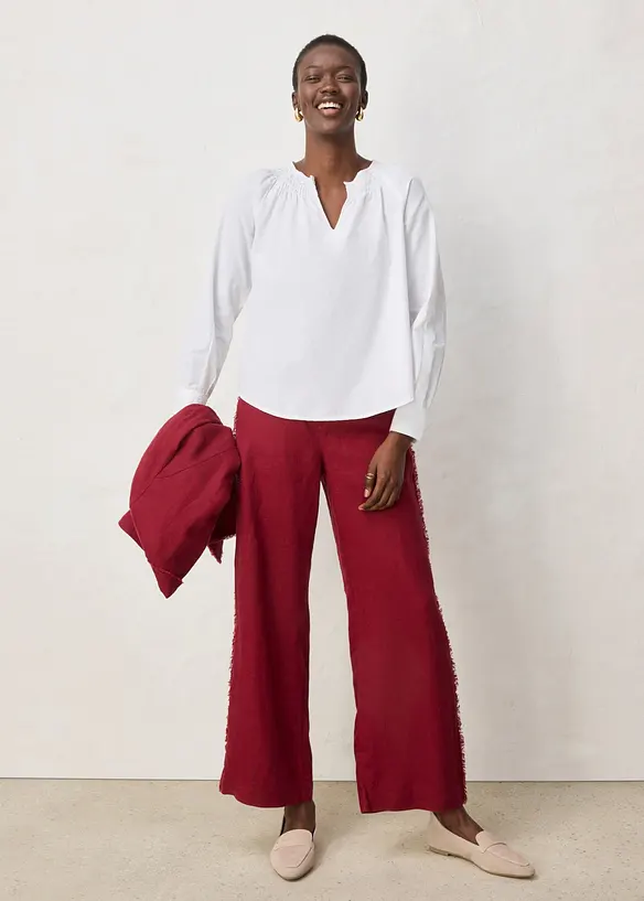 Tunika mit Seidenanteil, bonprix