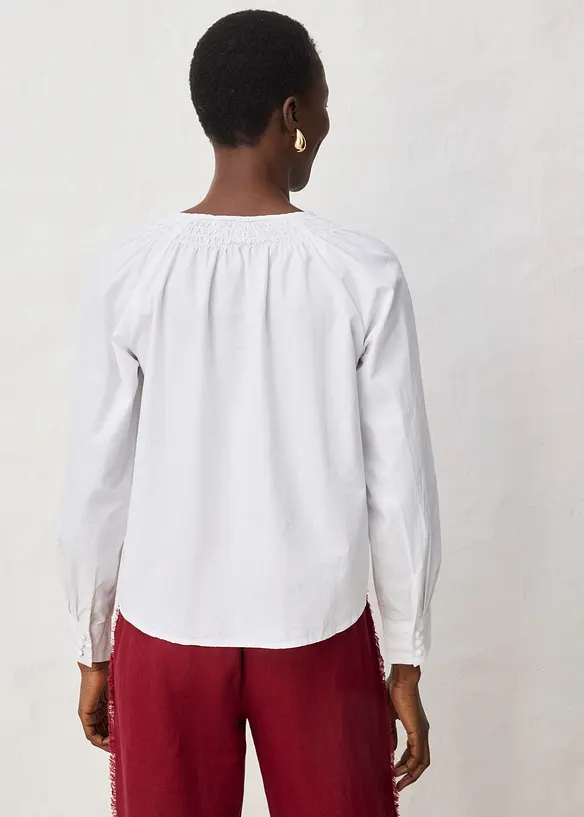 Tunika mit Seidenanteil, bonprix