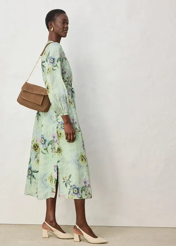 Maxikleid aus Ramie, bonprix