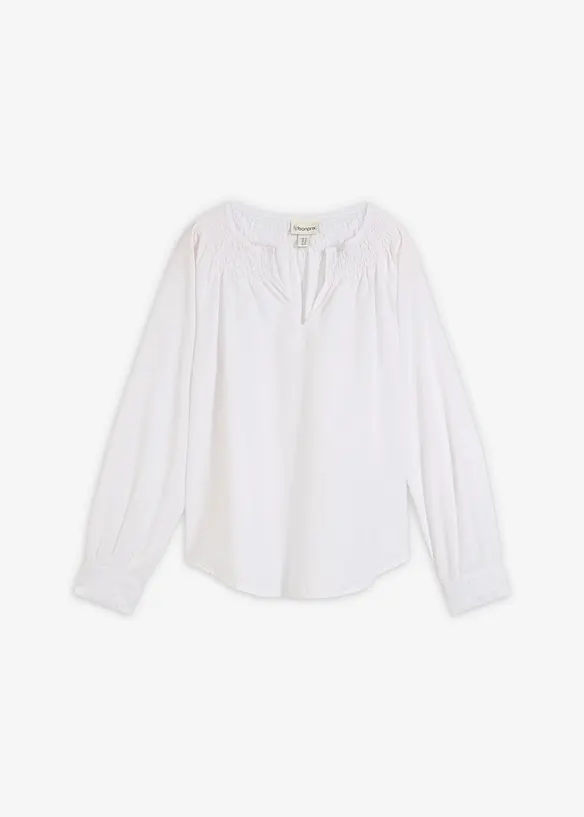 Tunika mit Seidenanteil, bonprix